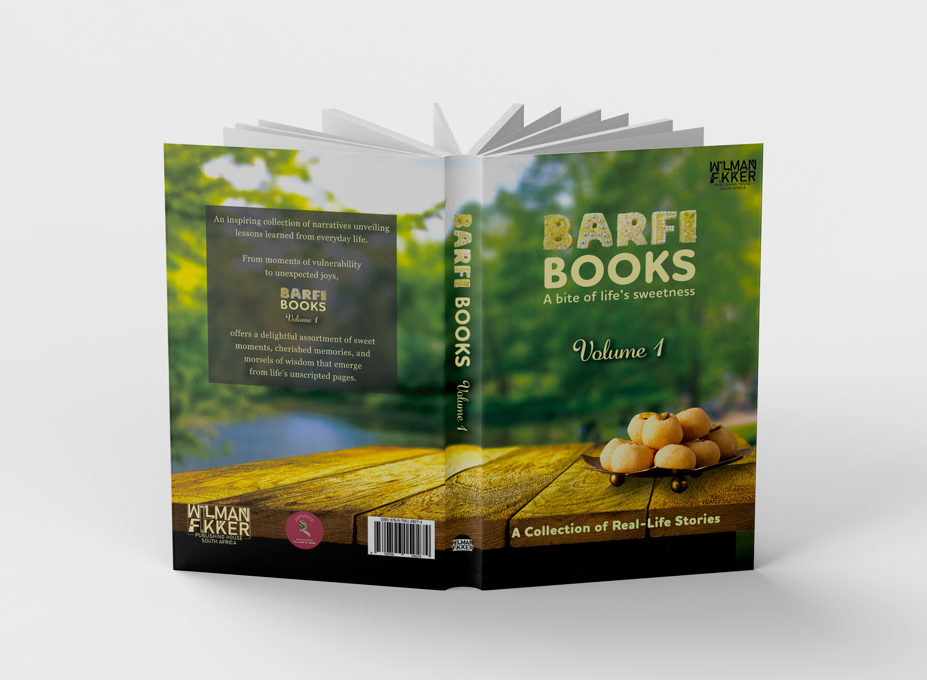 Cover of Barfi Books Volume 1 (Open)