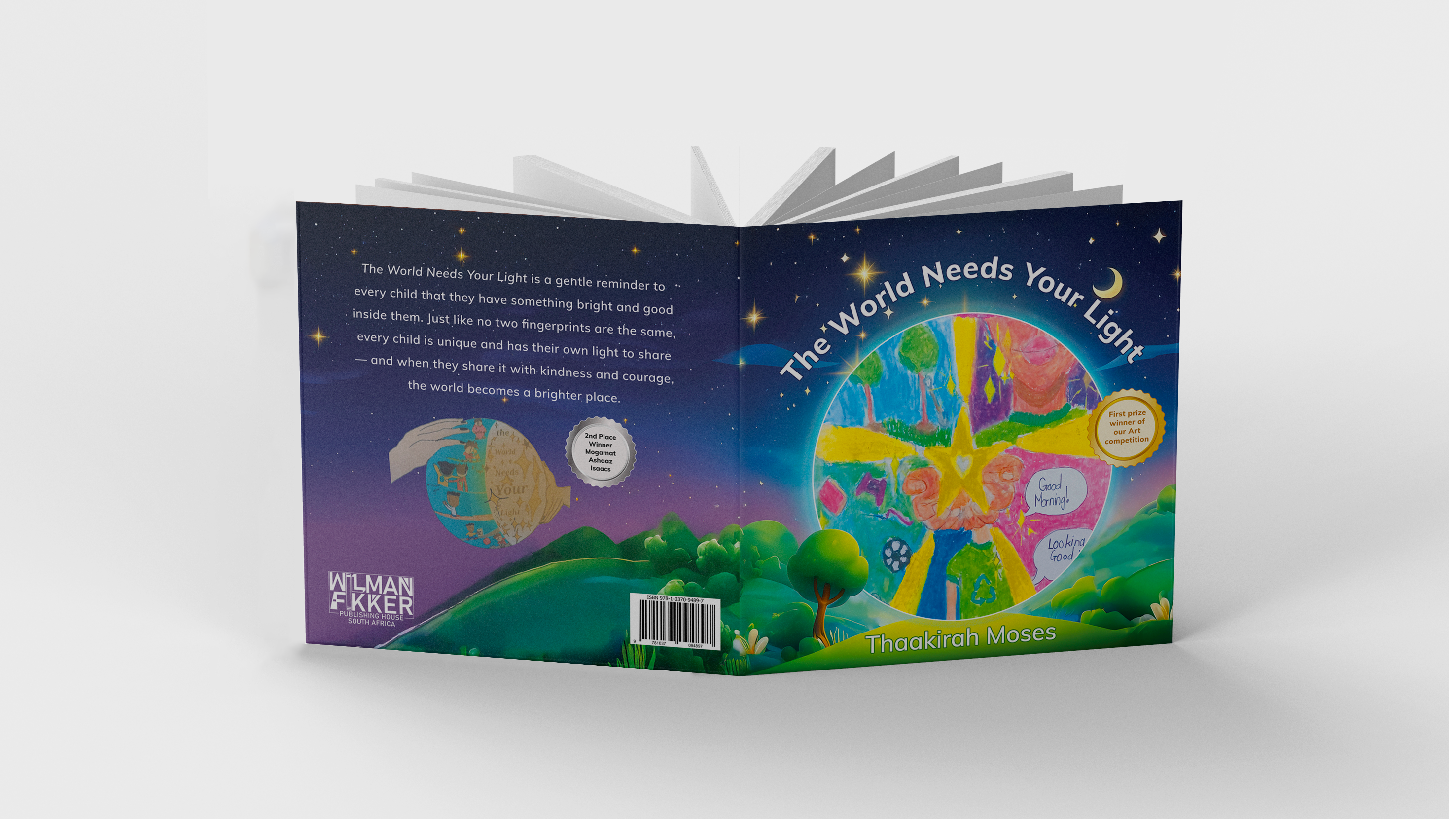 Cover of The World Needs Your Light (Open)